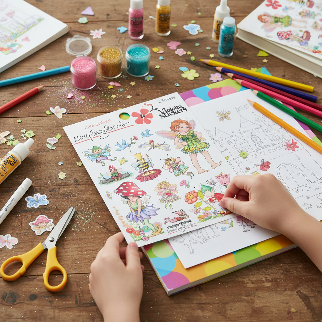 Mary's Fairies Sticker Sheet - Image 3