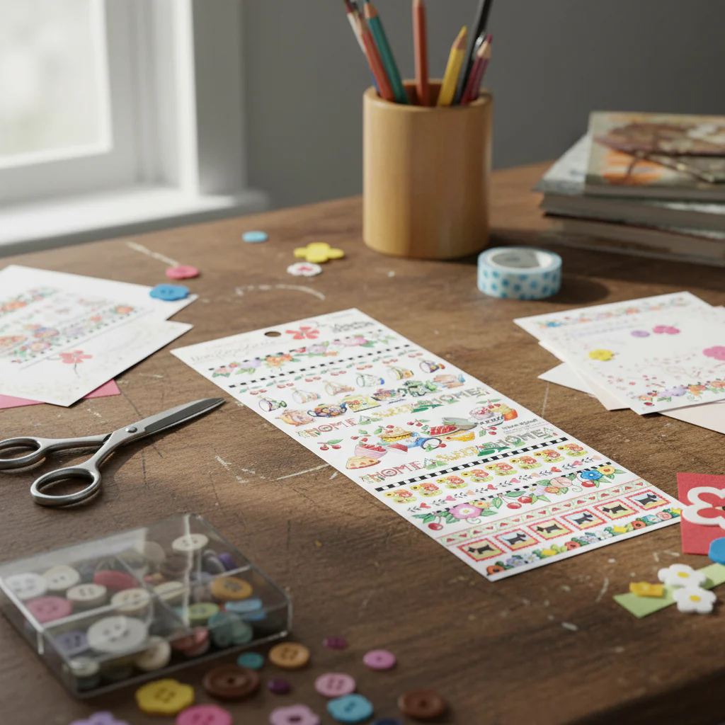 Mary's Home Sweet Home Sticker Sheet - Image 2