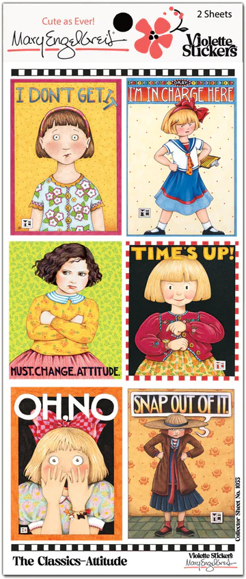 ME Classics Attitude Sticker Sheet - Image 2