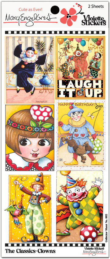 ME Classics Clowns Sticker Sheet - Image 2