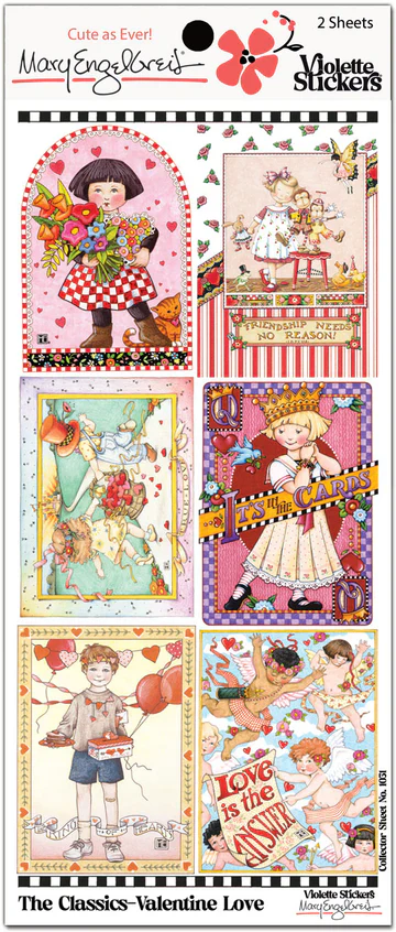 ME Classics Valentine Love Sticker Sheet - Image 2