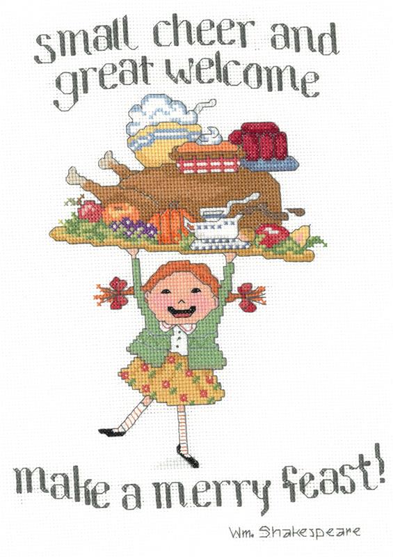 Merry Feast Counted Cross Stitch Kit