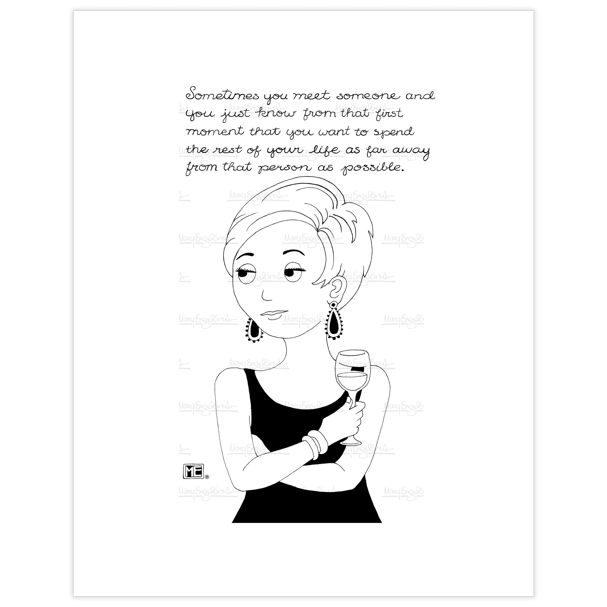 Met Someone New Fine Art Print