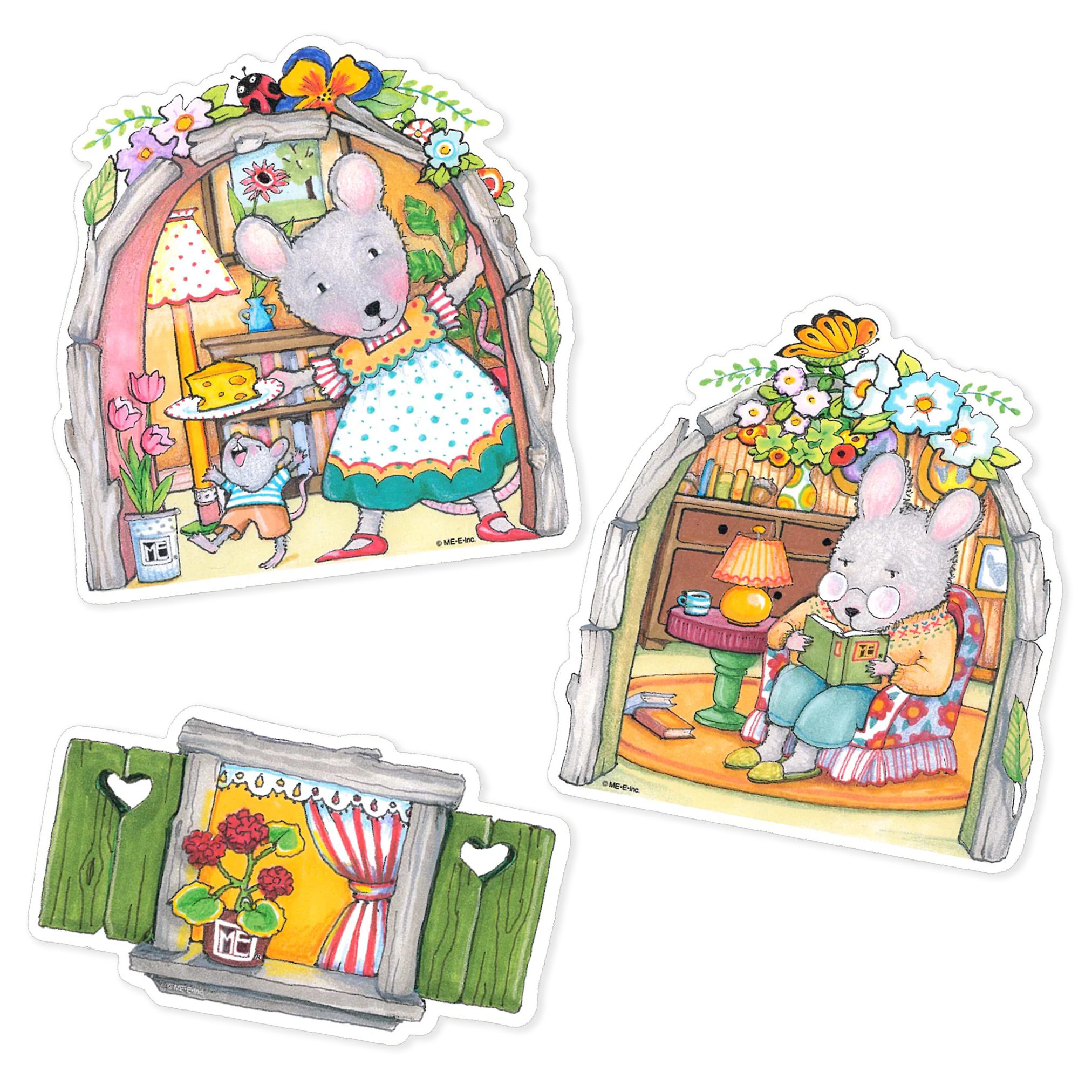 Mouse House Wall Decals