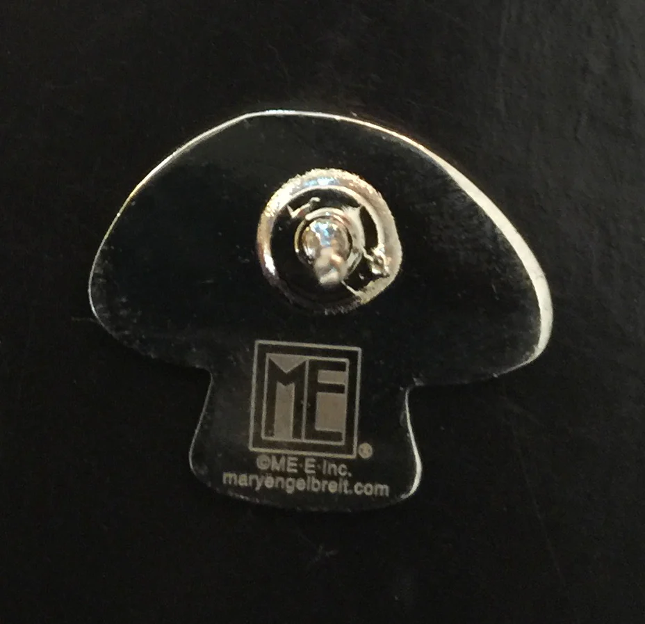 Mushroom Mini Enamel Art Pin - Image 3