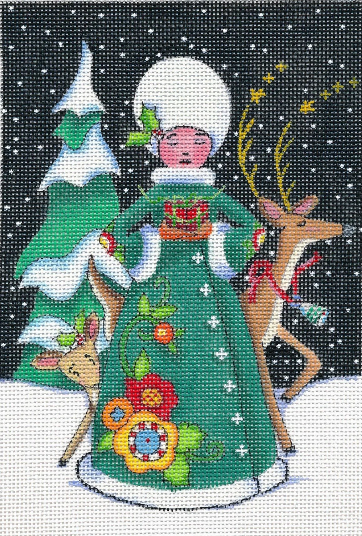 Needlepoint Canvas: A Small Gift - Image 2