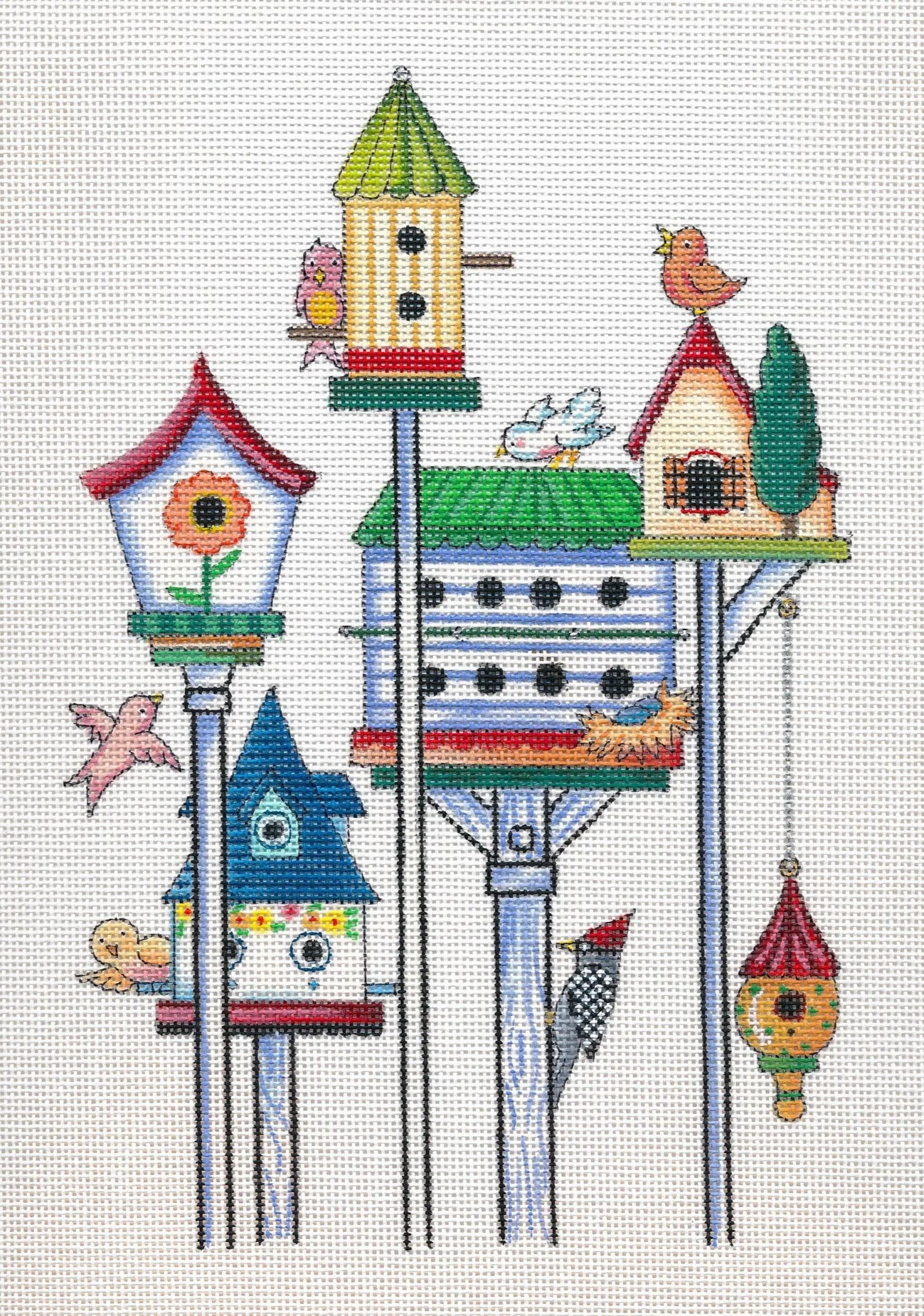 Needlepoint Canvas: For the Birds - Image 2