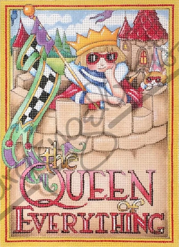 Needlepoint Canvas: Queen of Everything - Image 2