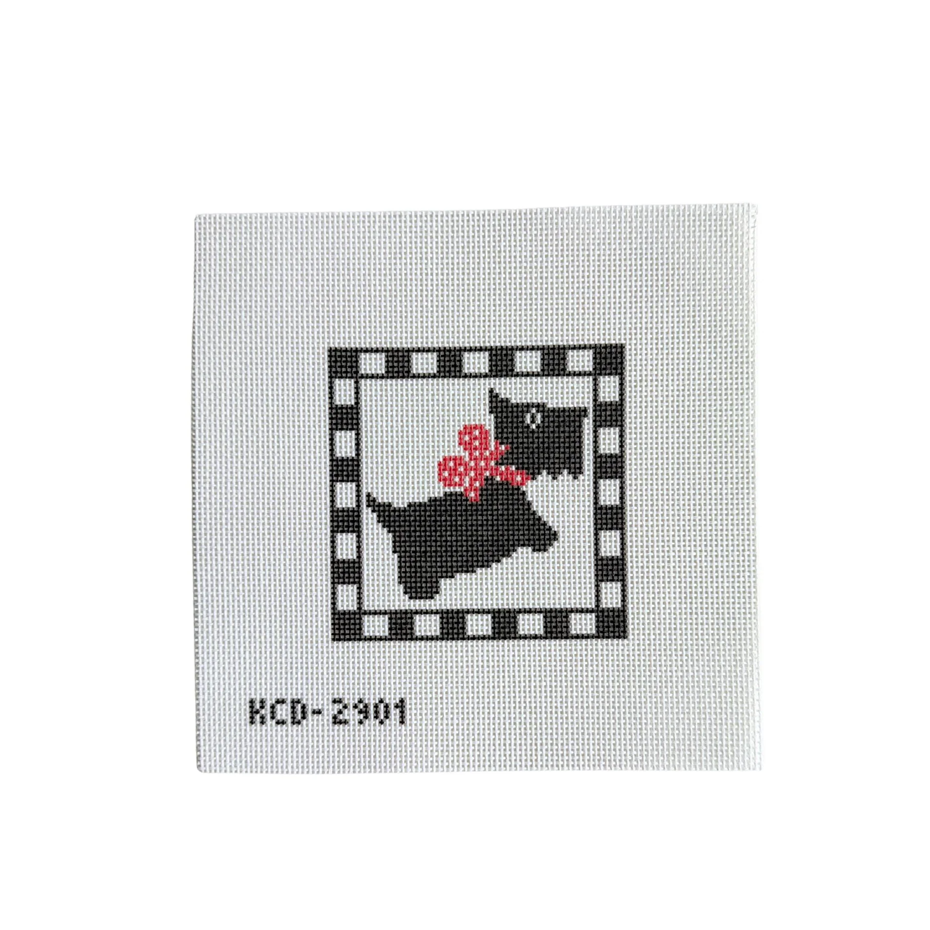 Needlepoint Canvas: Scottie Square Kit - Image 3