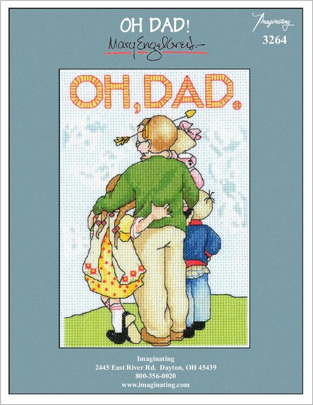 Oh Dad! Counted Cross Stitch Kit - Image 2