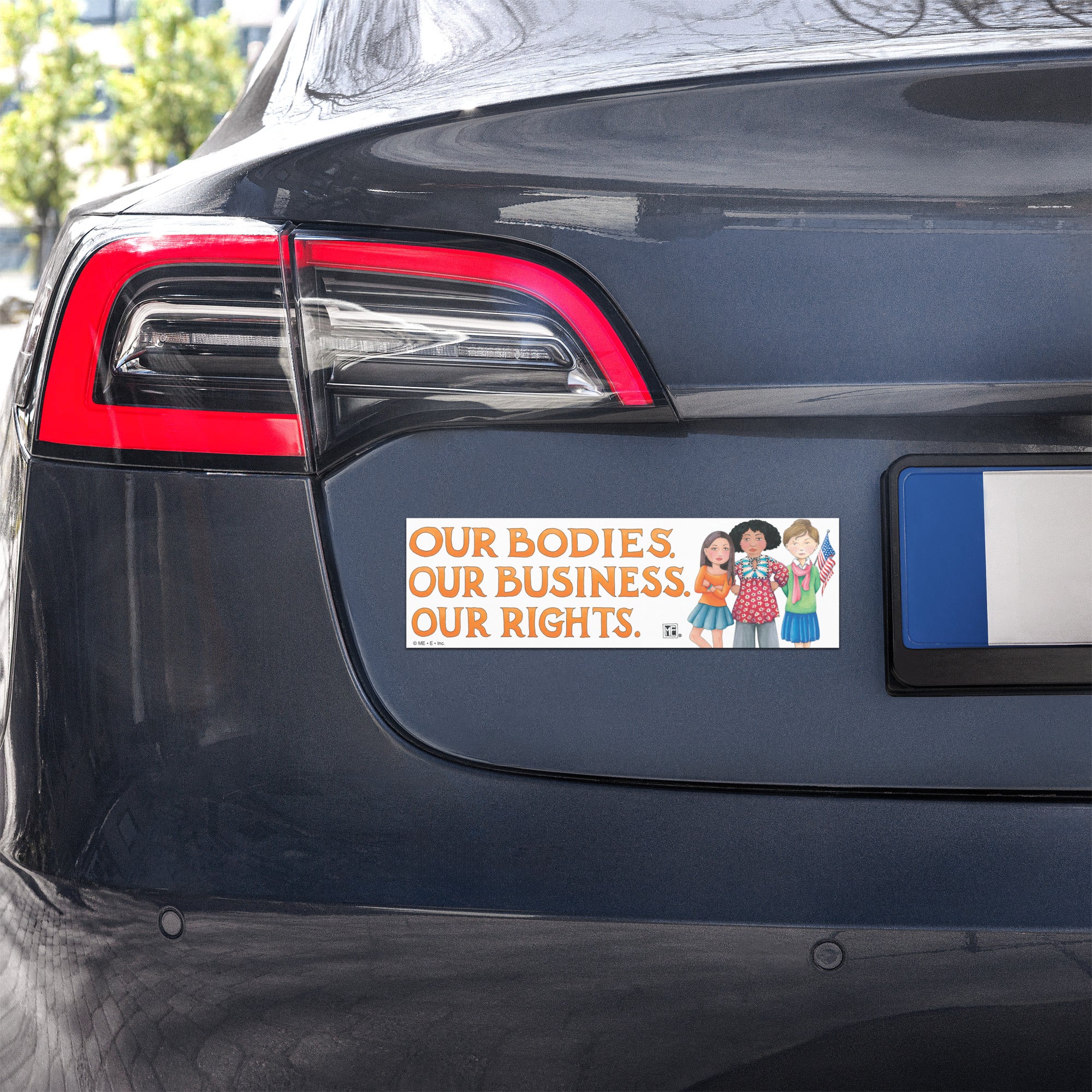 Our Rights Car Magnet - Image 3