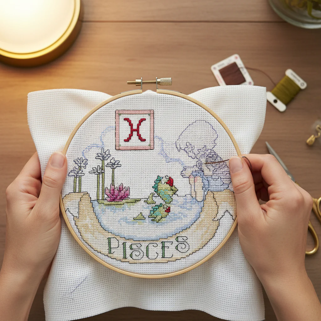 Pisces Counted Cross Stitch Leaflet - Image 2