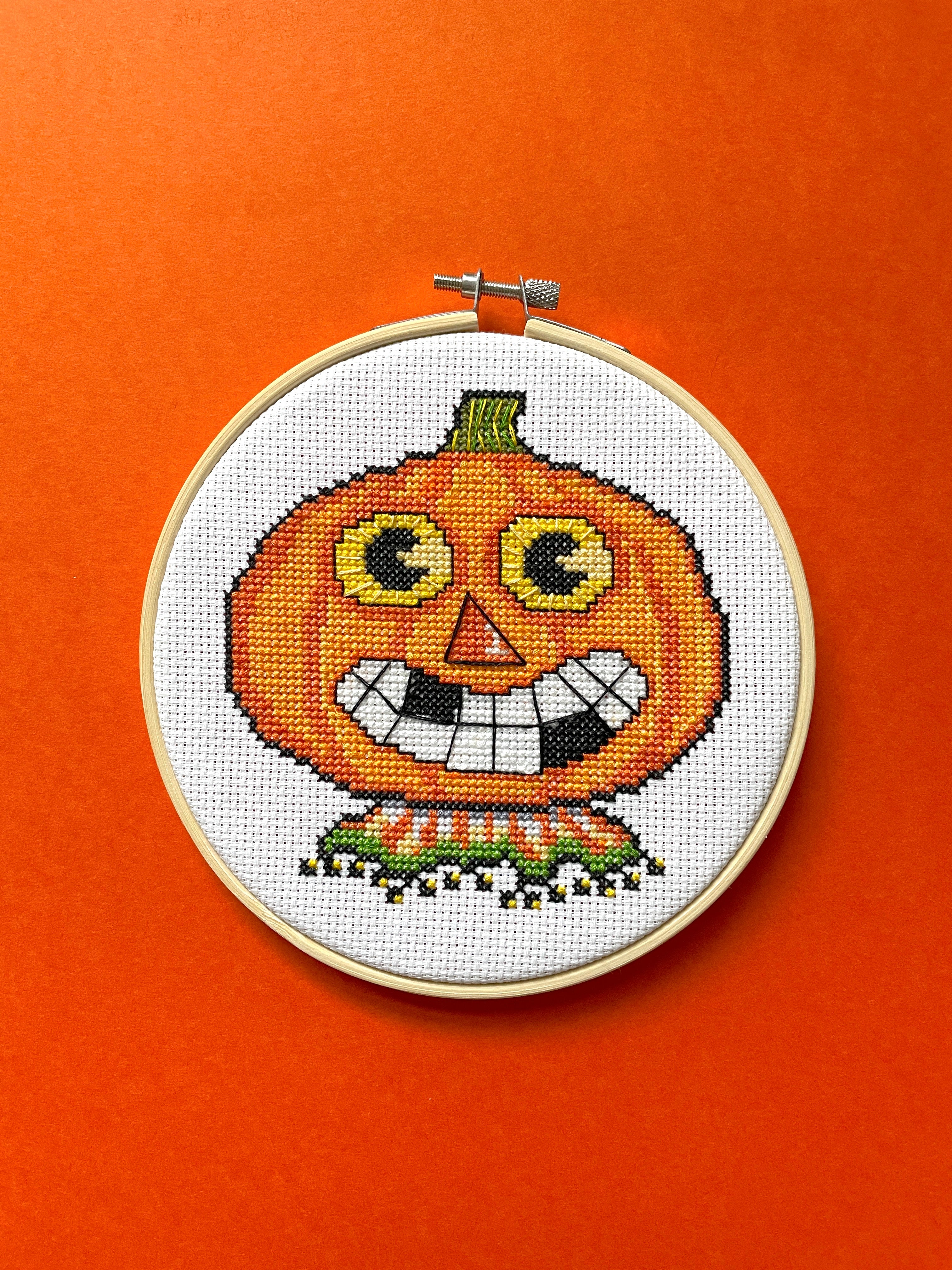 Pumpkin Counted Cross Stitch Kit - Image 2