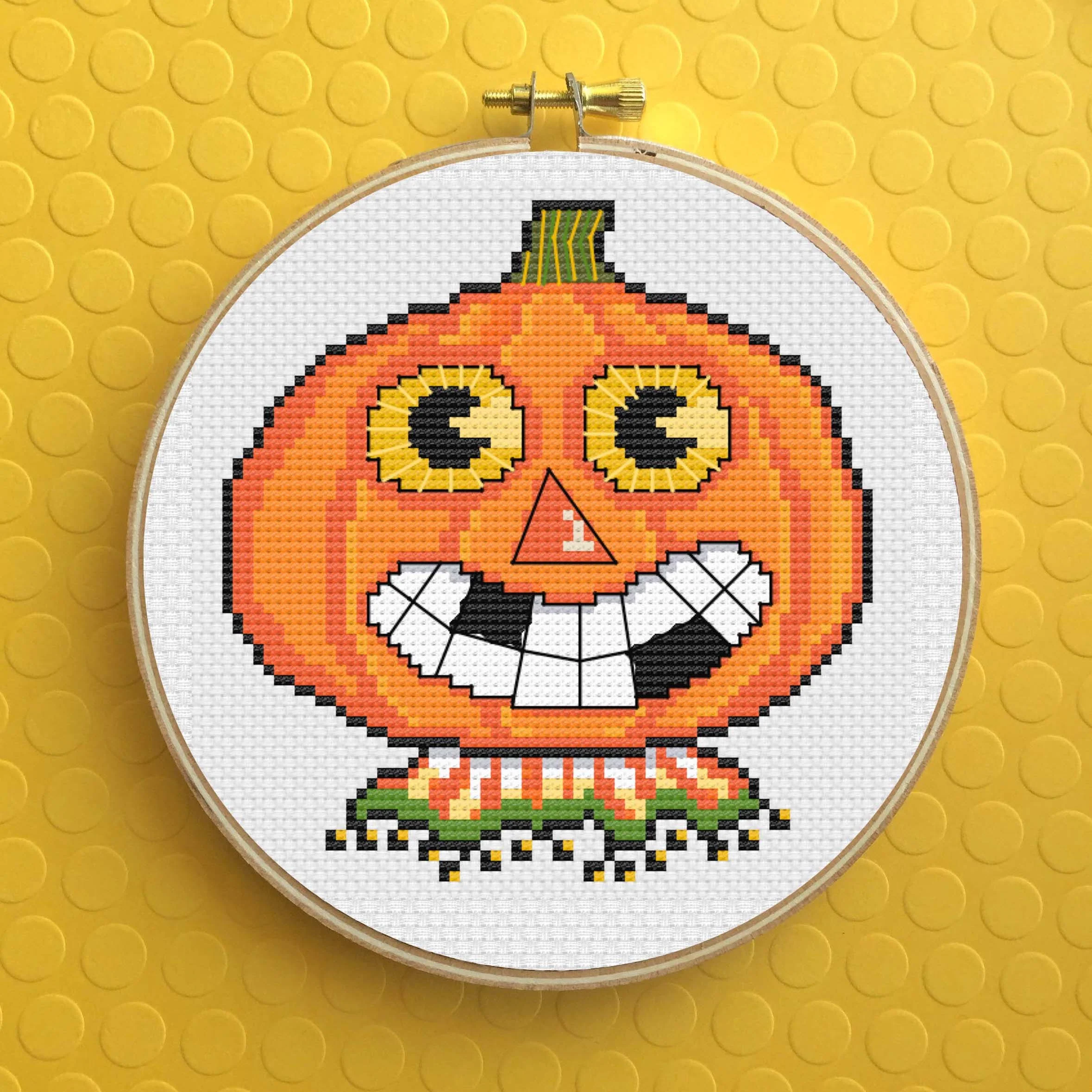 Pumpkin Counted Cross Stitch Kit - Image 3