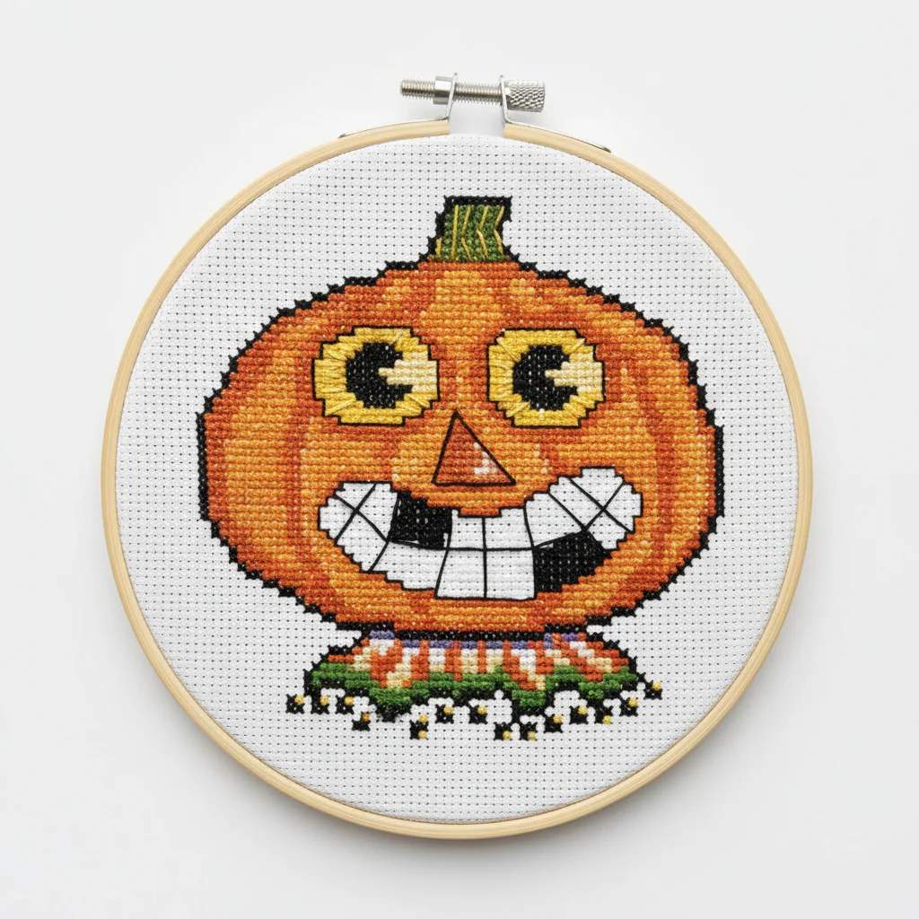 Pumpkin Counted Cross Stitch Leaflet - Image 2