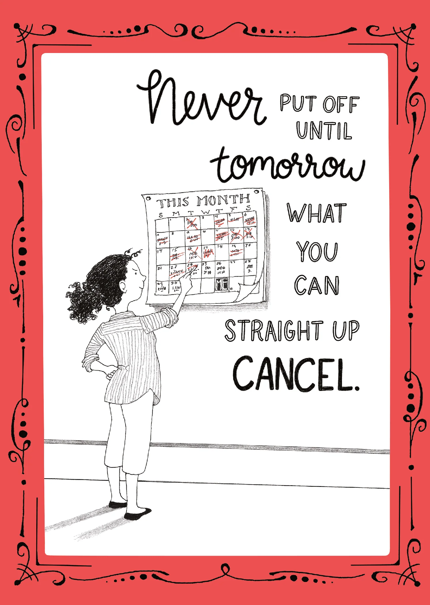 Put It Off Card