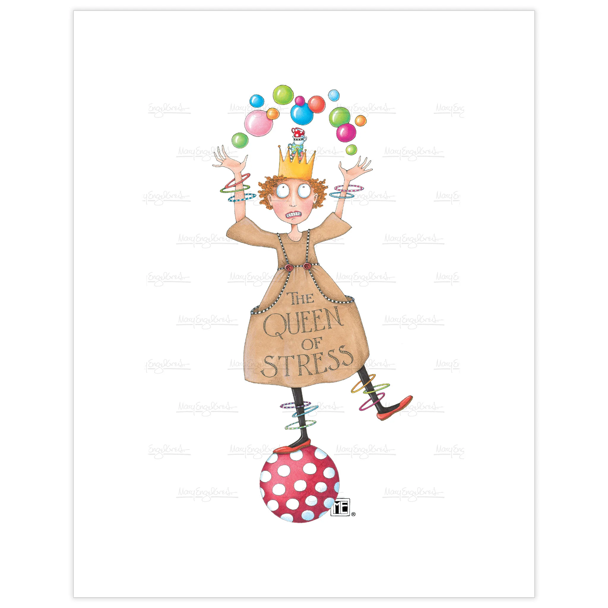 Queen of Stress Fine Art Print