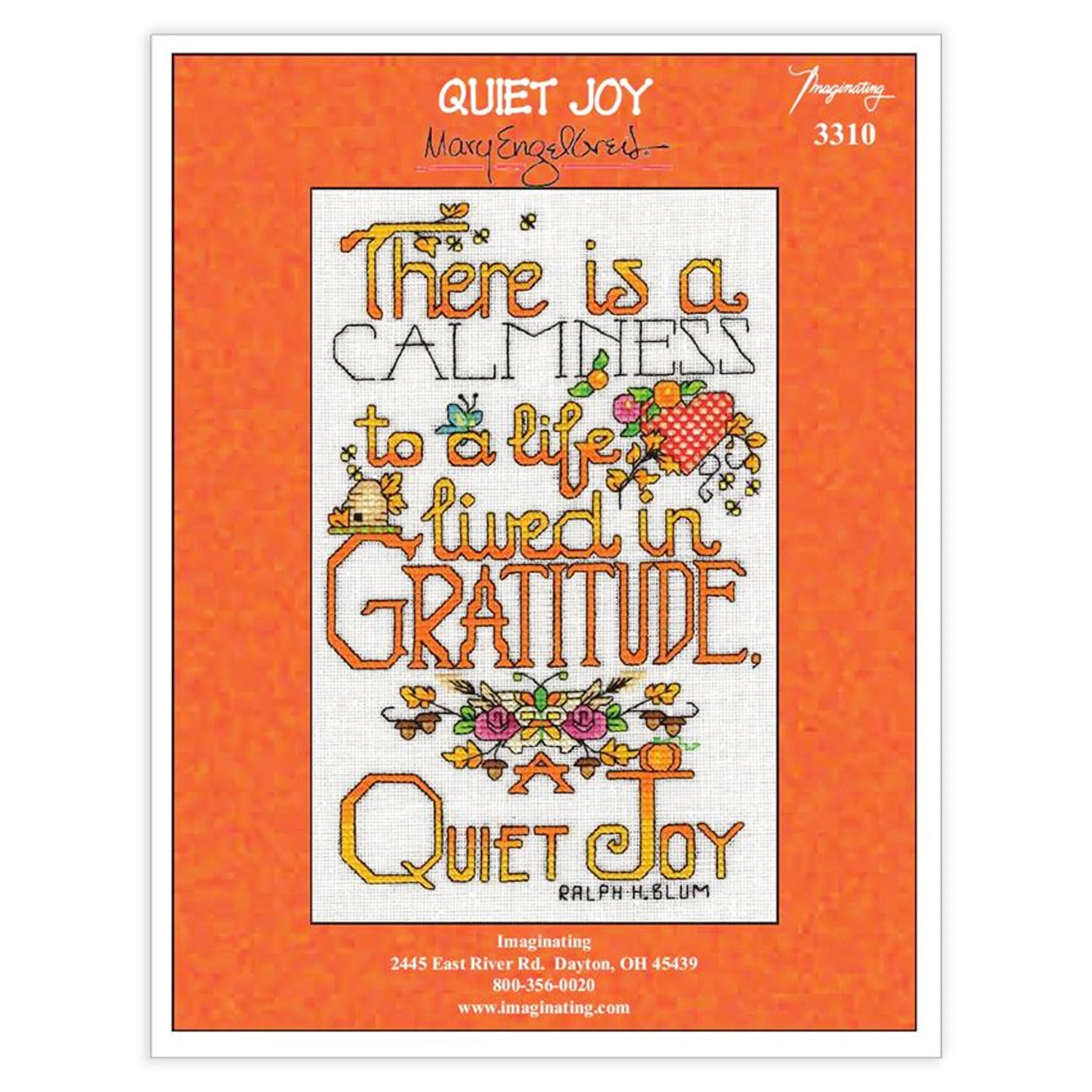Quiet Joy Counted Cross Stitch Kit - Image 2