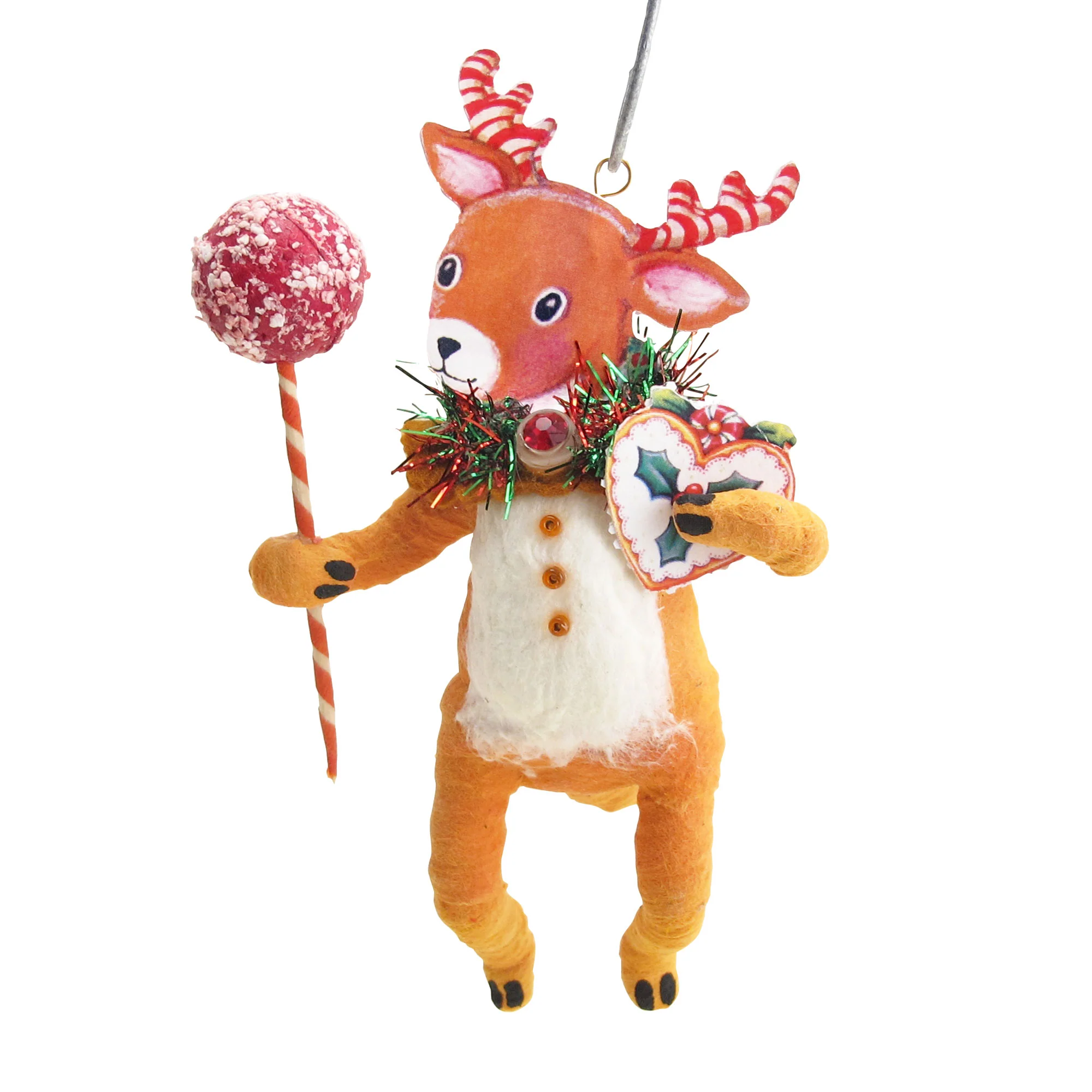 Sugarplum Prancer Reindeer Ornament