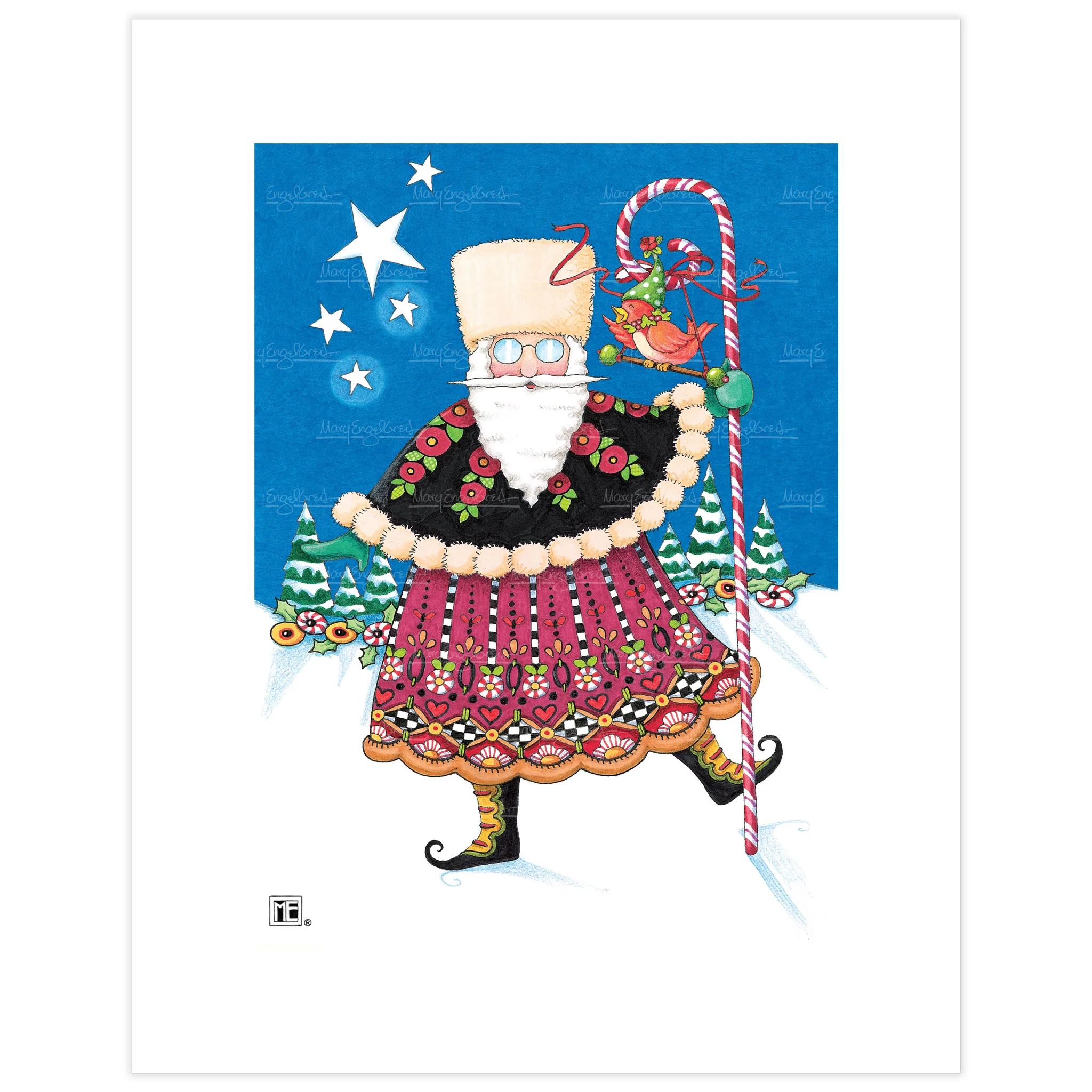 Russian Santa Fine Art Print