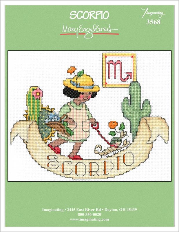 Scorpio Counted Cross Stitch Kit - Image 2
