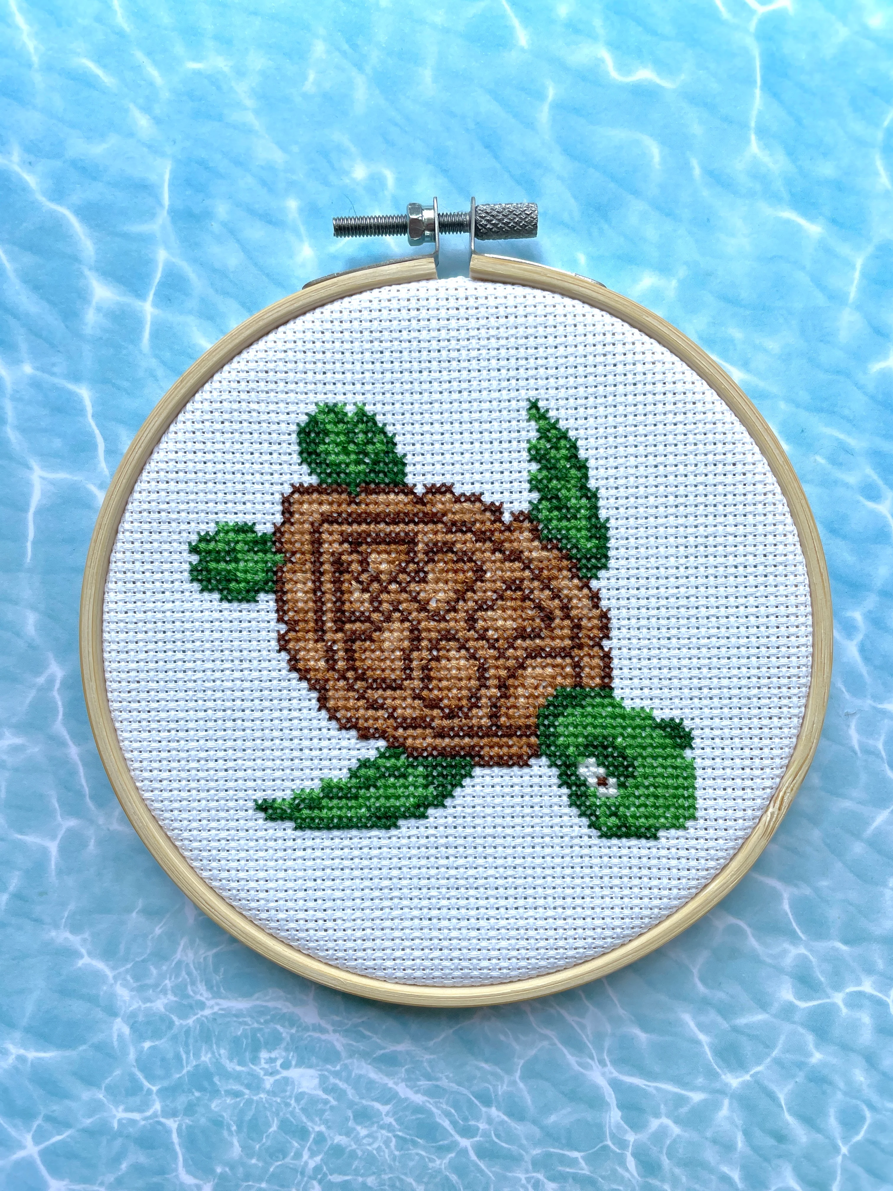 Sea Turtle Counted Cross Stitch Kit - Image 2