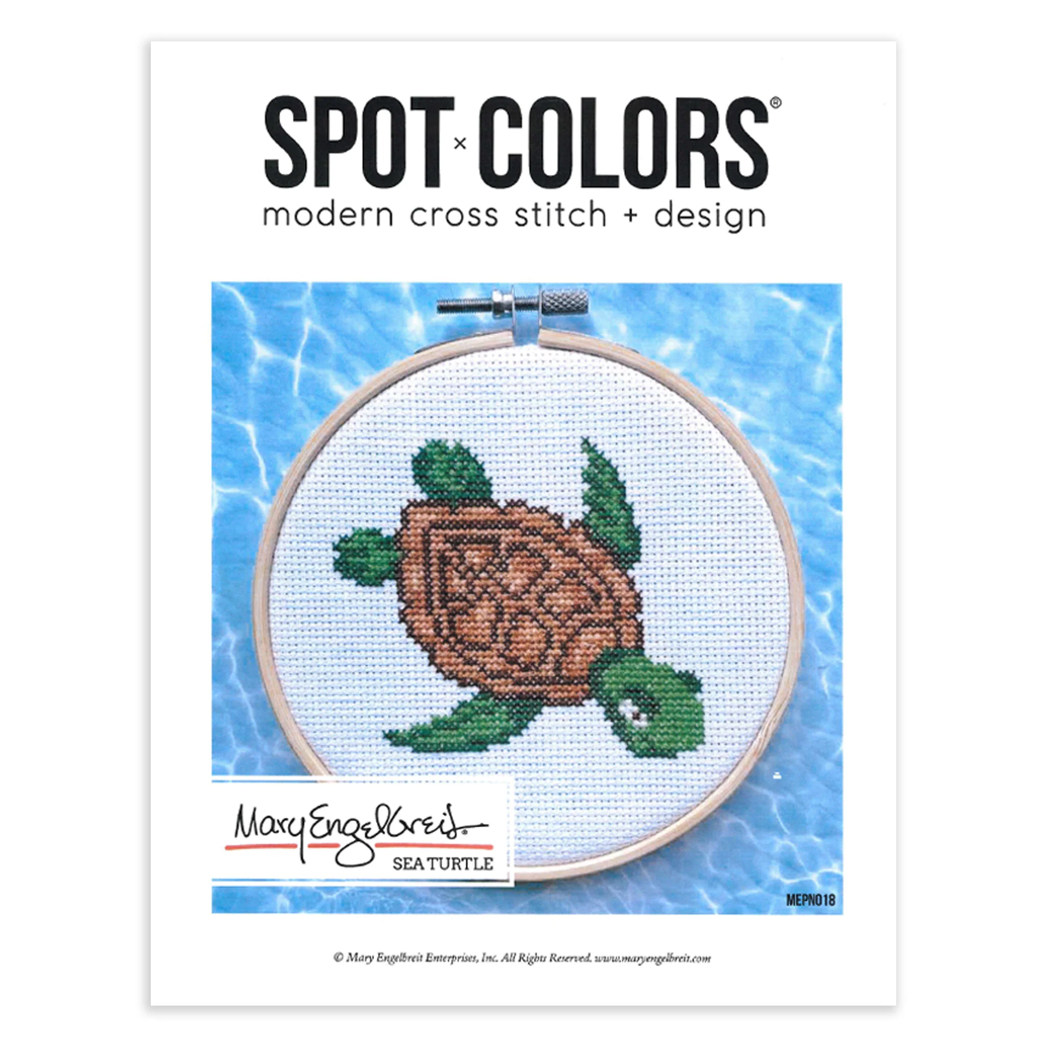 Sea Turtle Counted Cross Stitch Leaflet