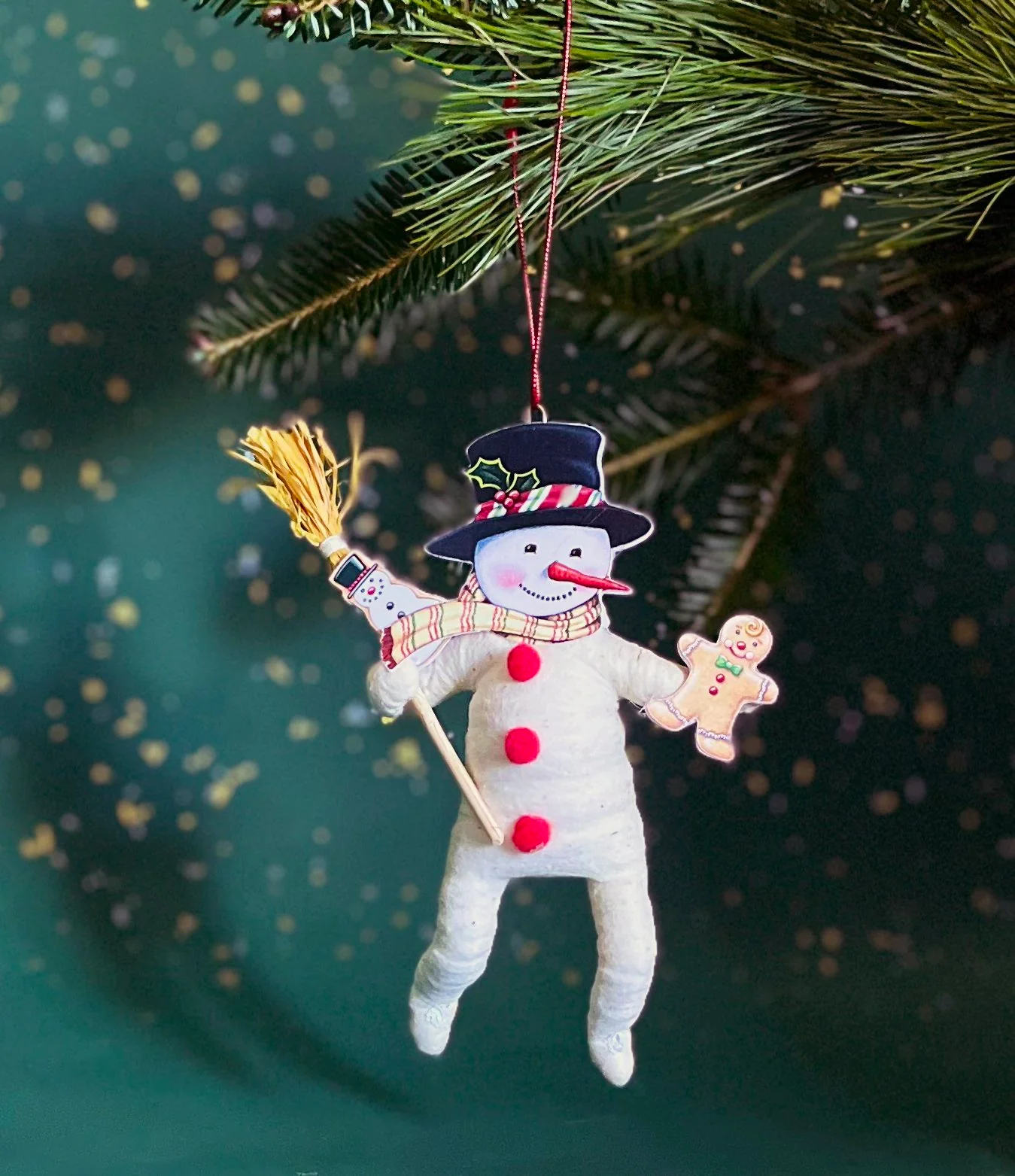 Sweater Weather Snowman Ornament - Image 2