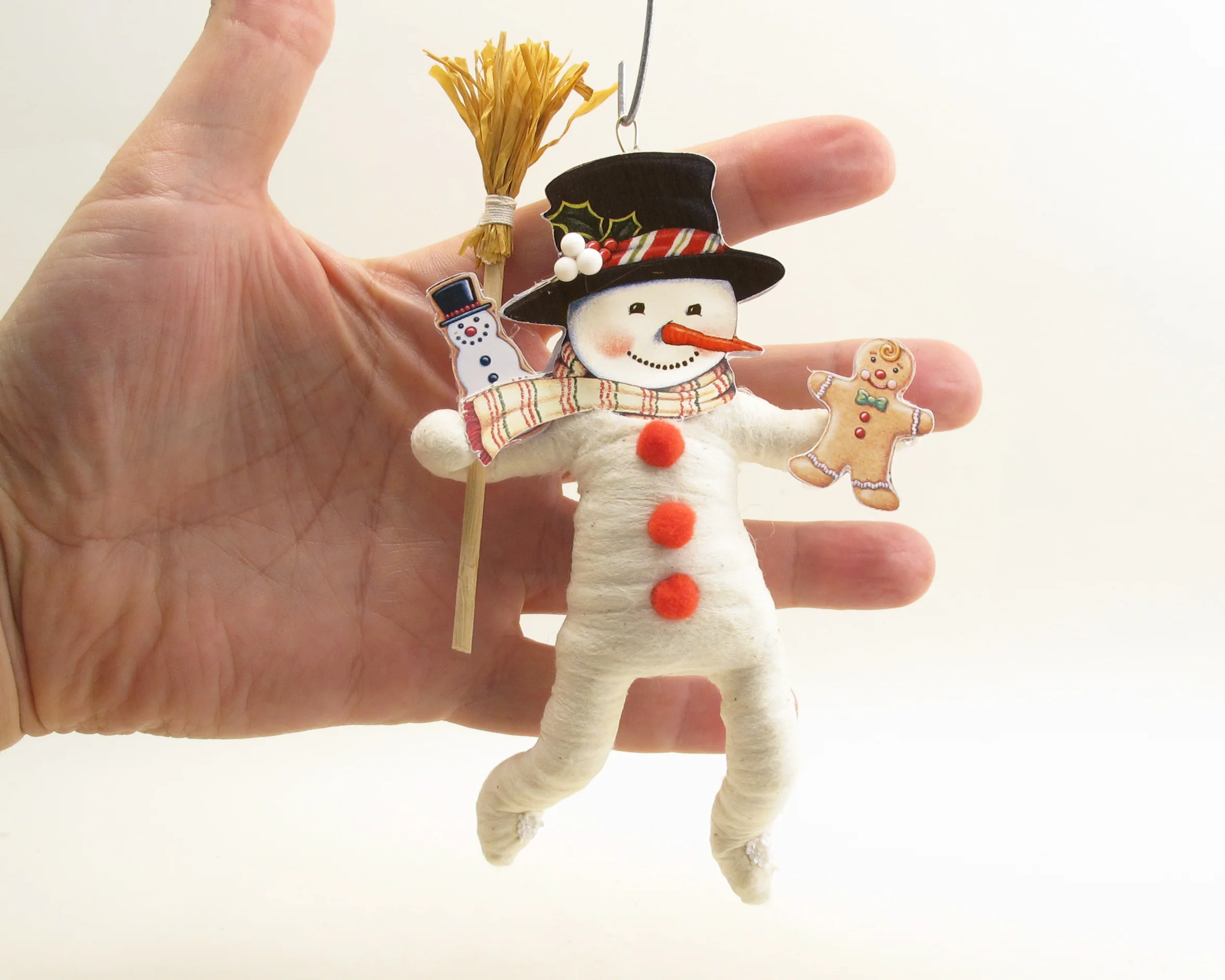 Sweater Weather Snowman Ornament - Image 3