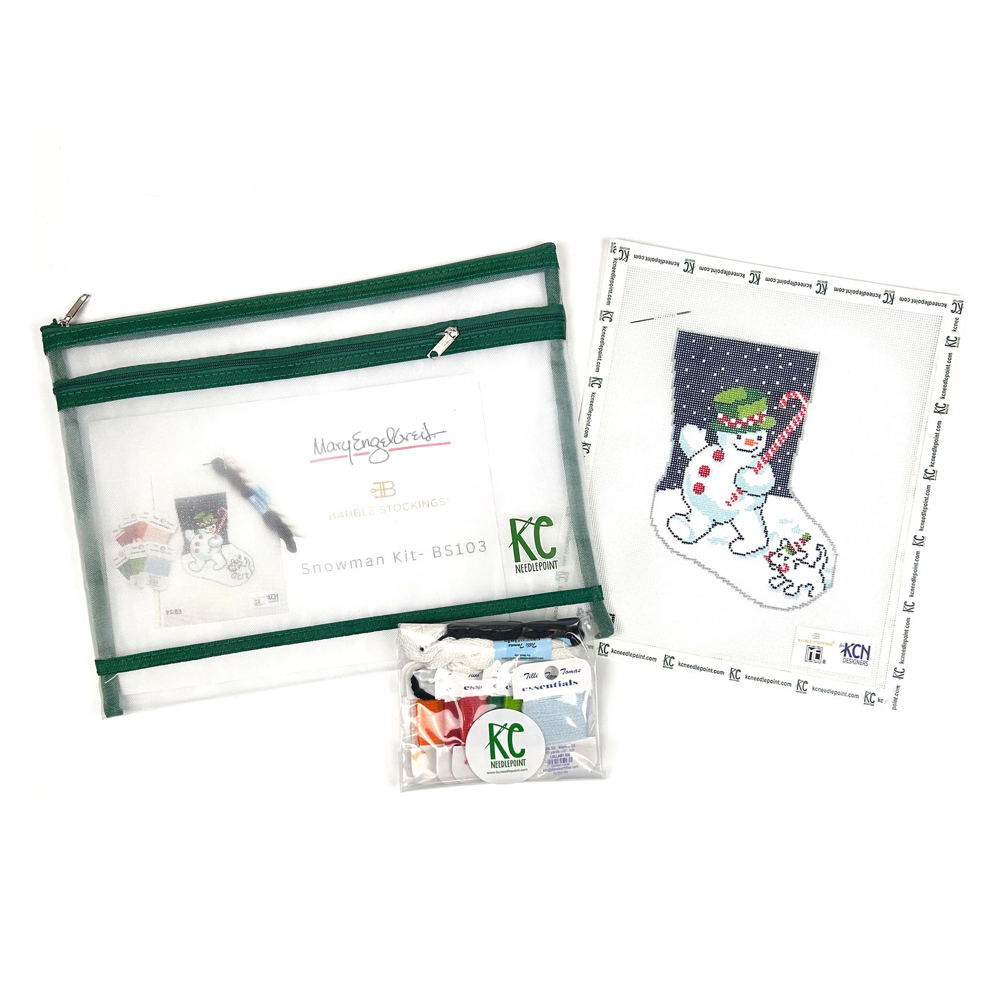 Snowman Ornament Size Bauble Stocking Kit - Image 2