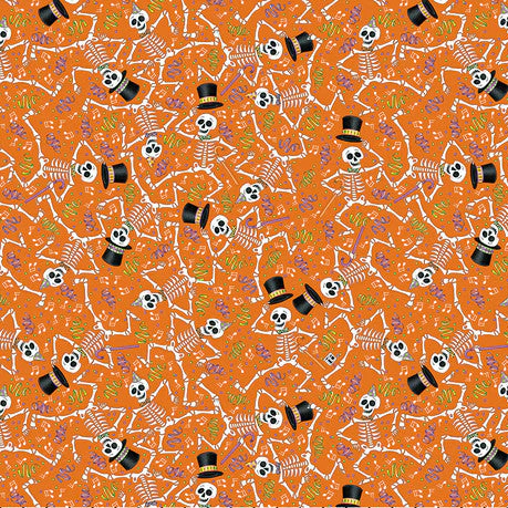 Dancing Skeletons Fabric