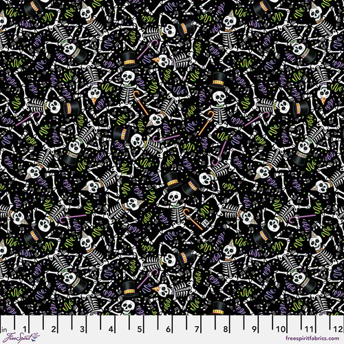 Dancing Skeletons Fabric - Image 4