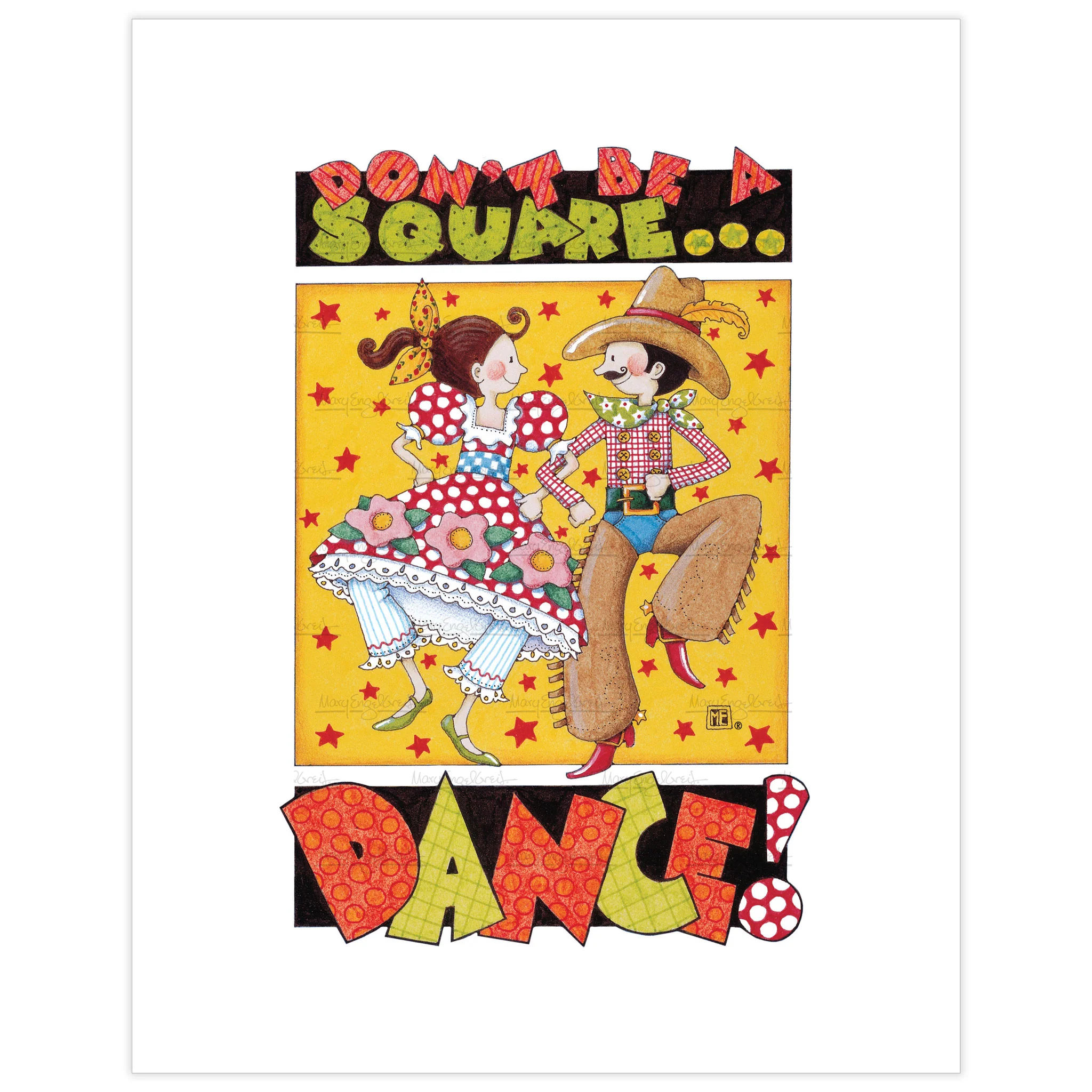 Square Dance Fine Art Print