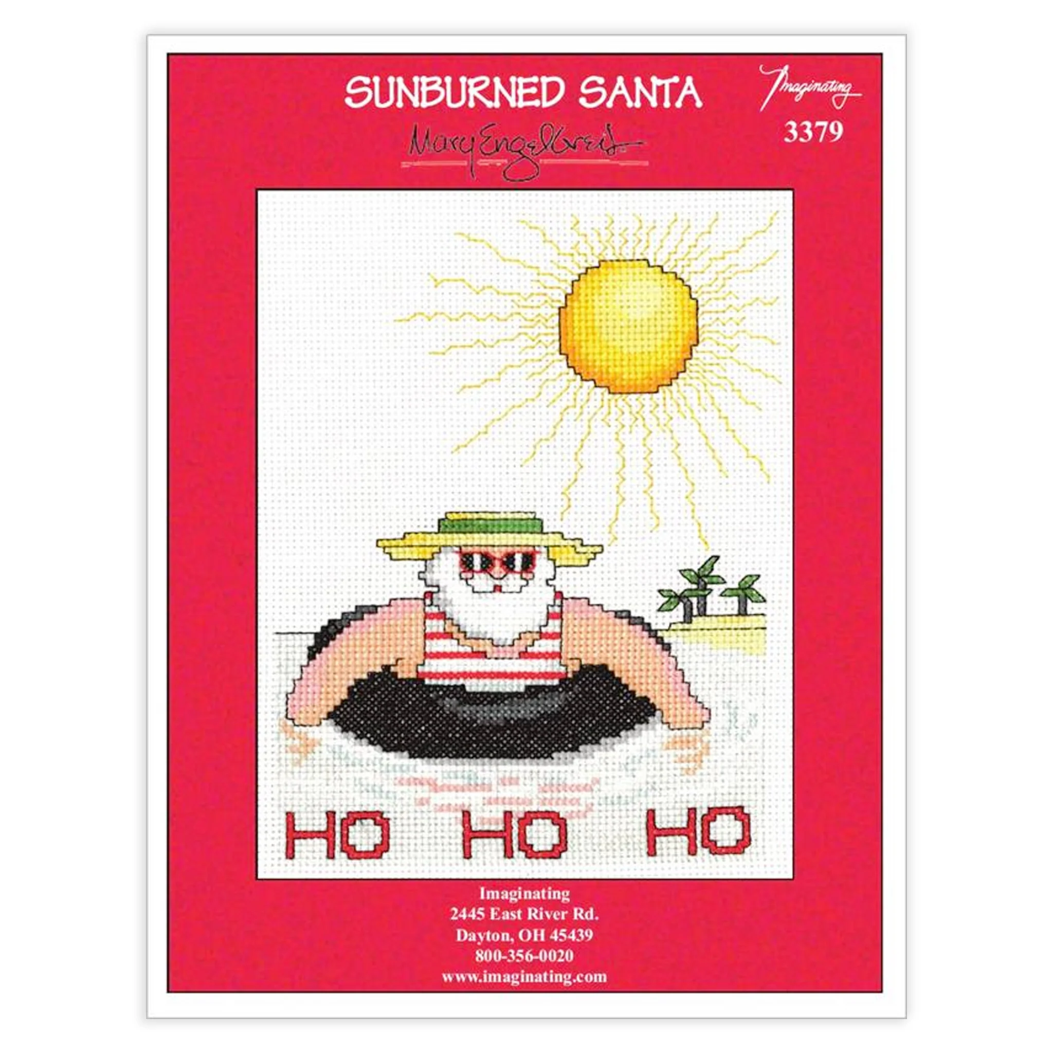 Sunburned Santa Counted Cross Stitch Kit - Image 2