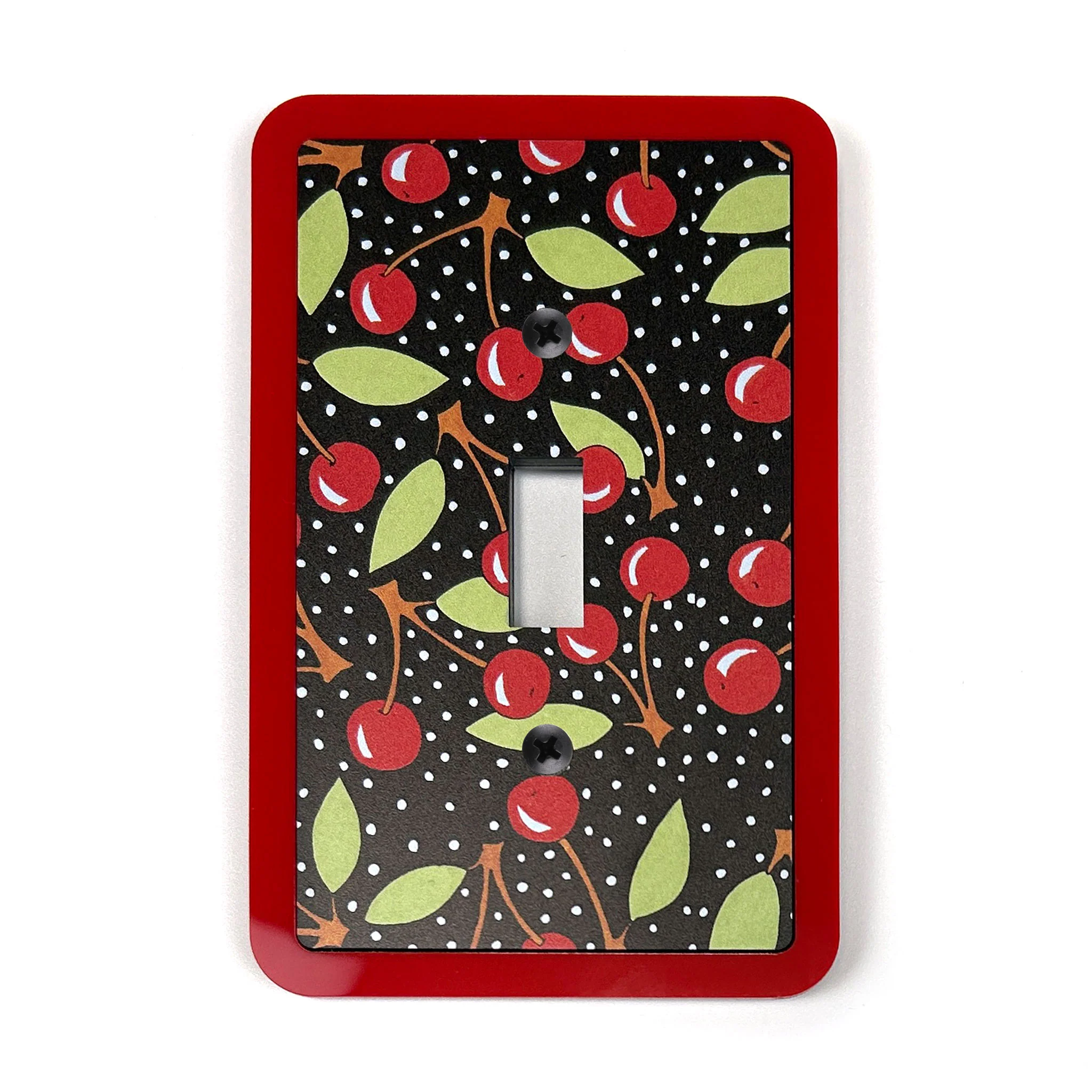 Tossed Cherries Single Switch Plate