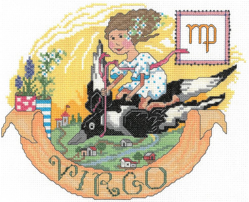 Virgo Counted Cross Stitch Leaflet