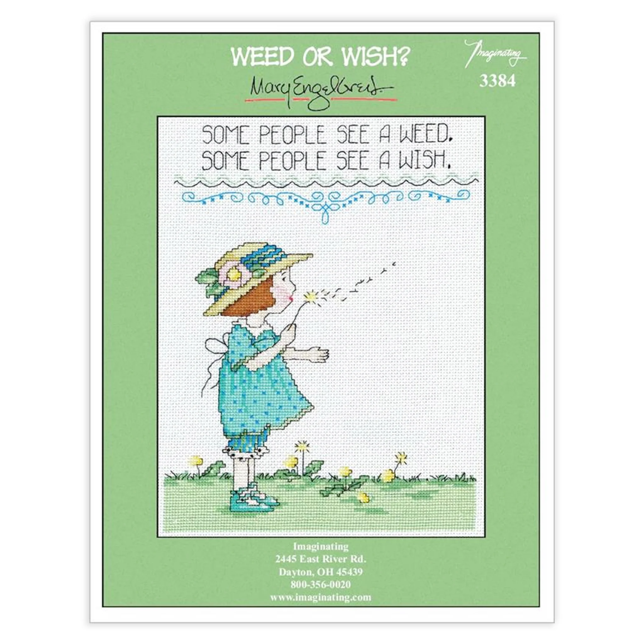 Weed or Wish Counted Cross Stitch Kit - Image 2