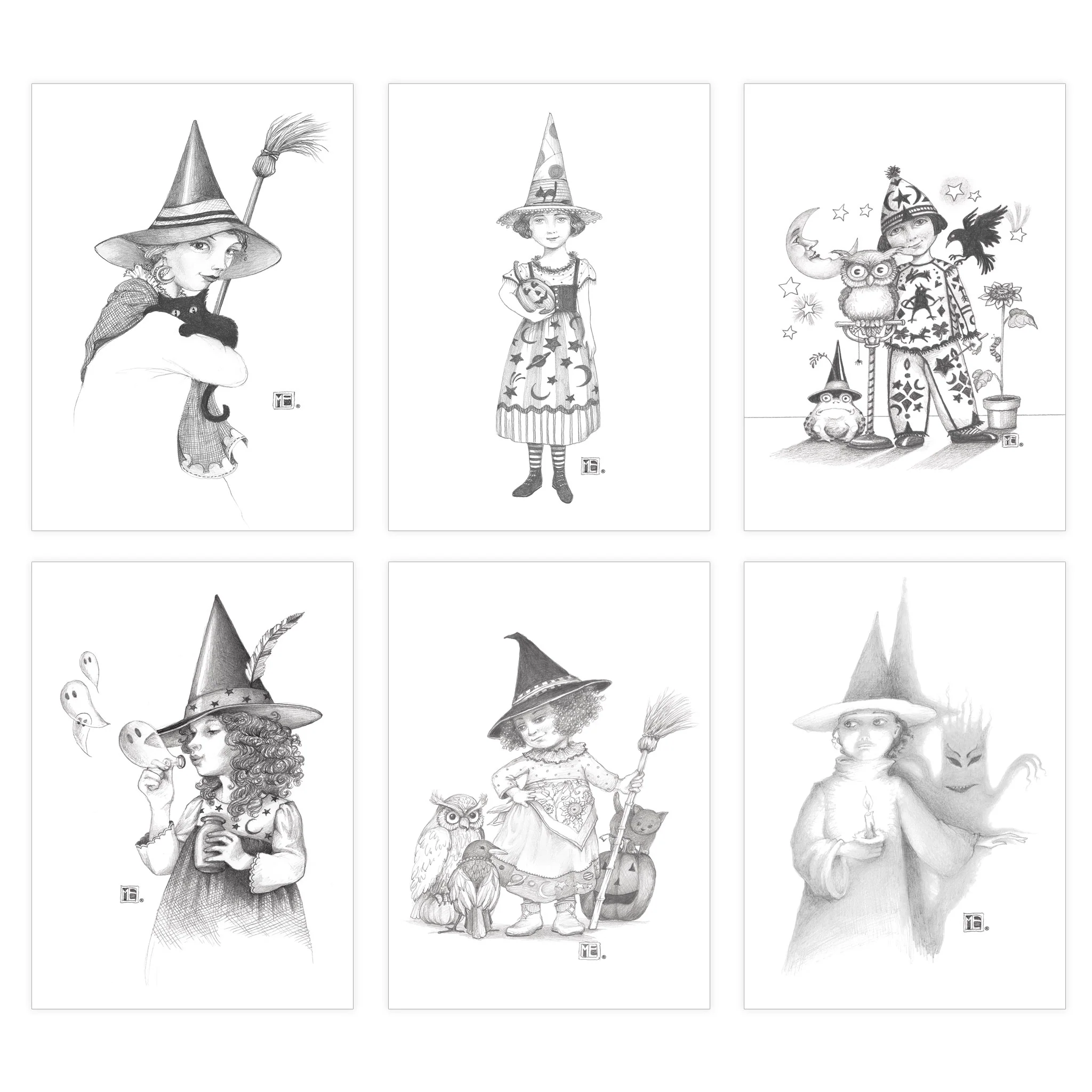 Wickedly Charming Postcards