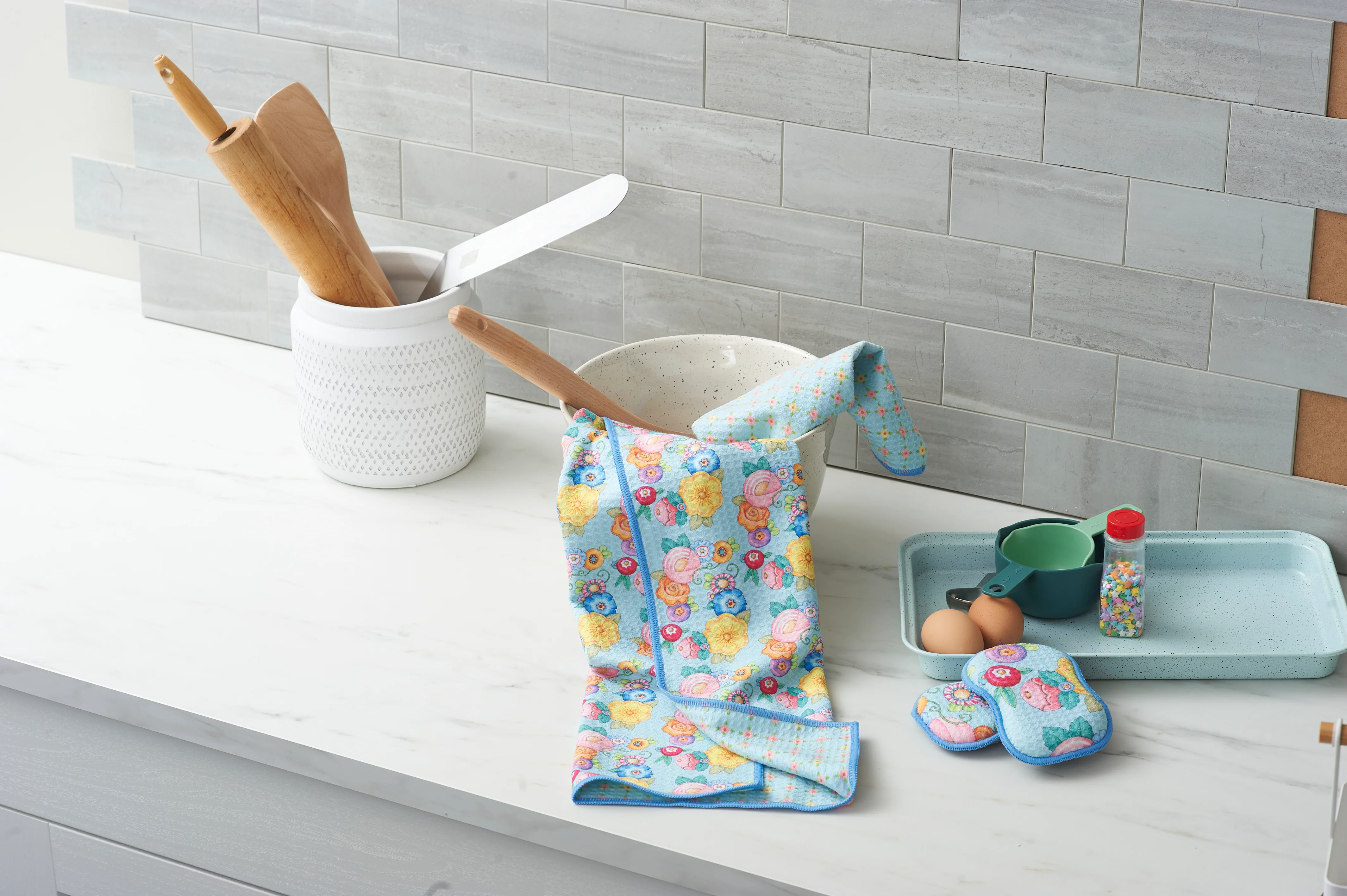 Wildflower Garland Mighty Mini Towels - Image 6