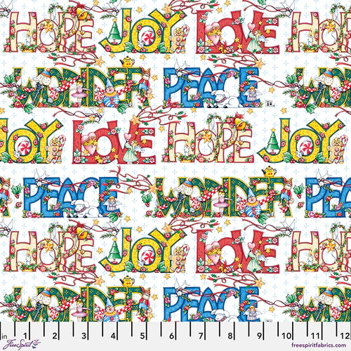 Words of Christmas Fabric - Image 2